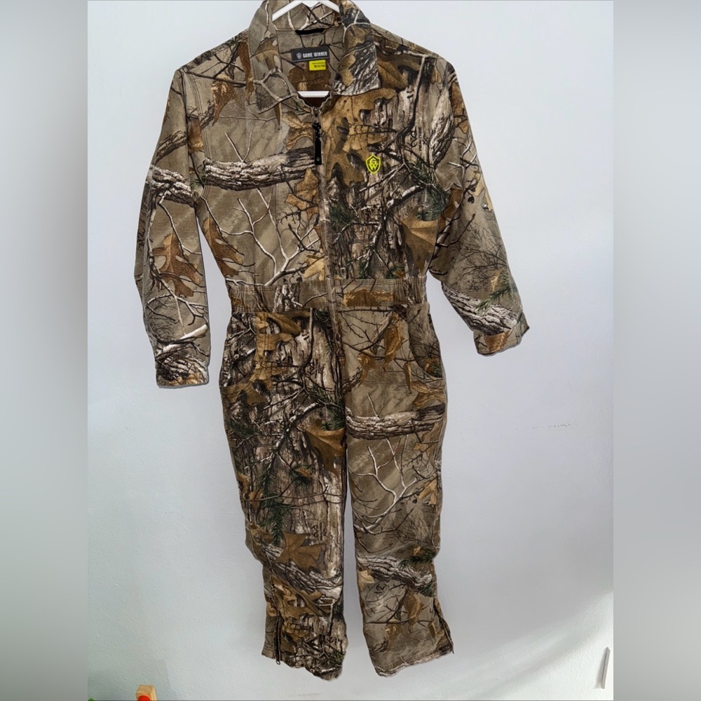 GAME WINNER MOSSY OAK FULL CAMO HUNTING SUIT YOUTH KIDS Size-M8-10 REG$$ 149